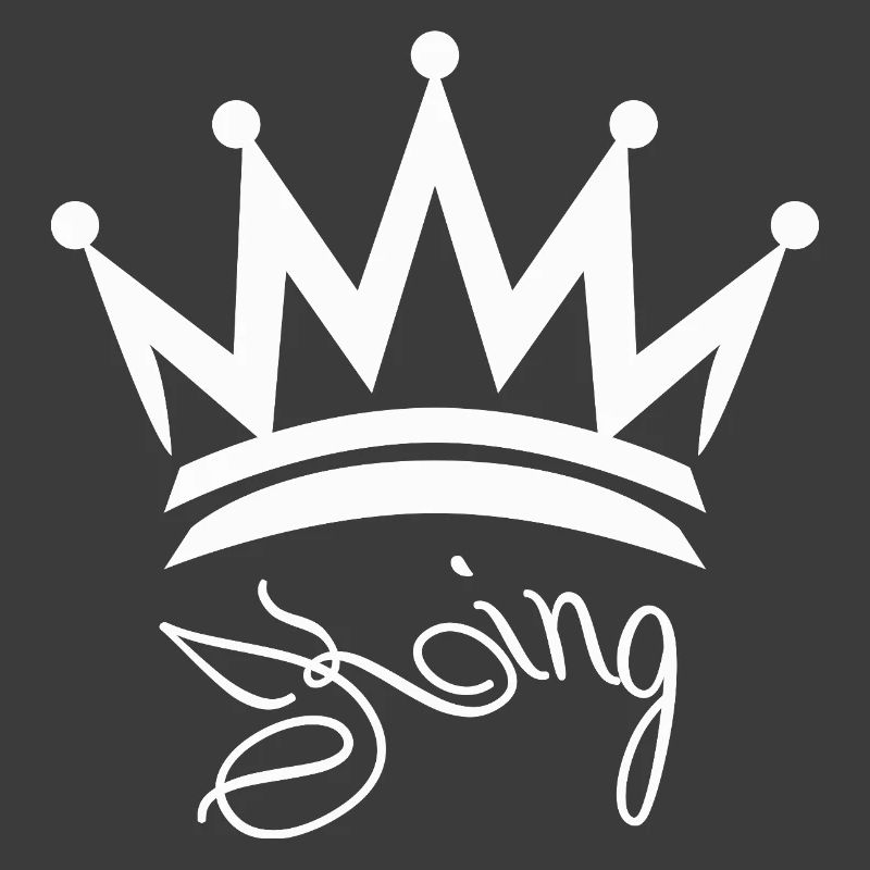 King Valentinstag, Hochzeitstag oder Paar Design