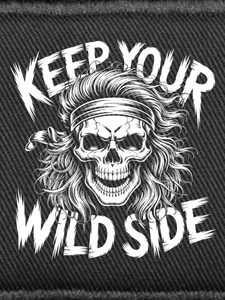 Wilde Seite Skull-Design