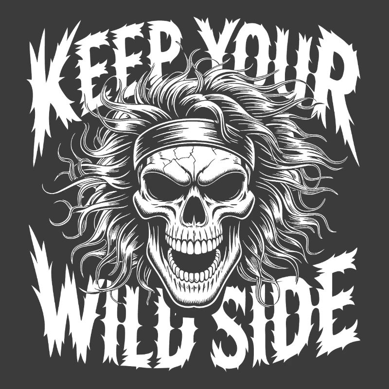 Keep Your Wild Side Skull