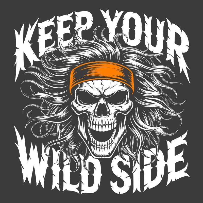 Keep Your Wild Side Skull