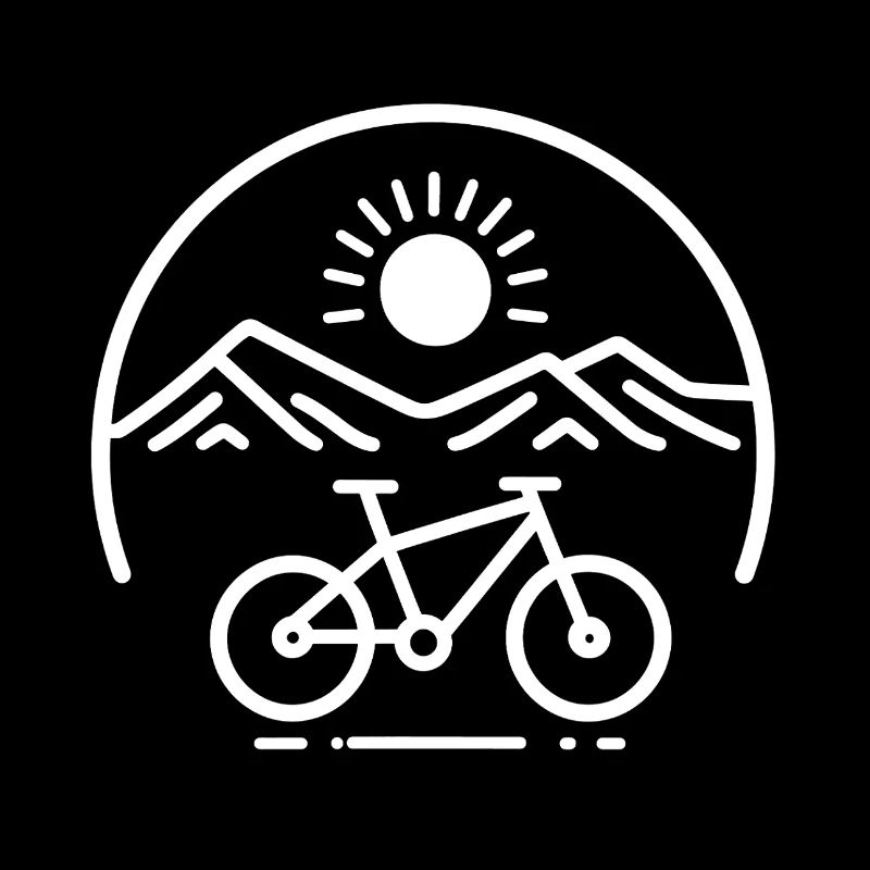 Mountain Panorama Bicycle Logo
