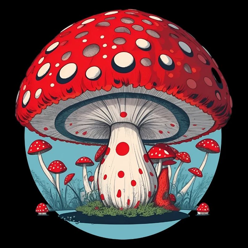 Red Mushroom - Toadstool - Lucky Mushroom