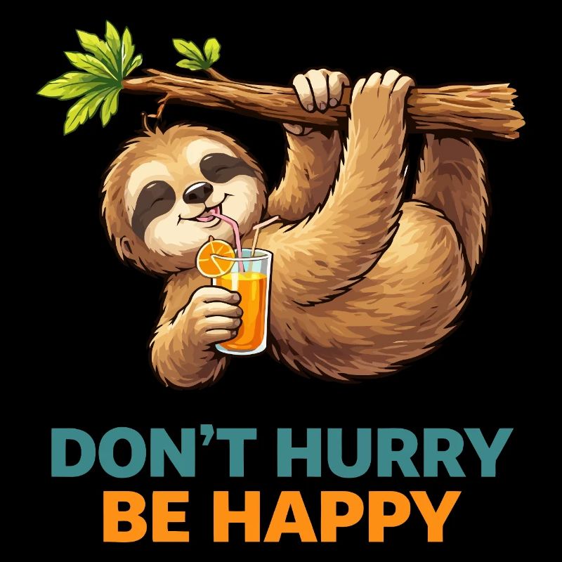 Relaxing Sloth Don’t Hurry