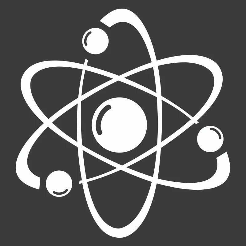 Atomic Model Line Art