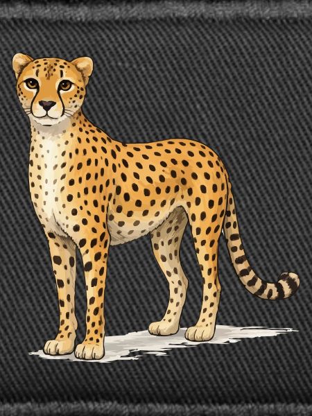 Cheetah Cartoon Illustration