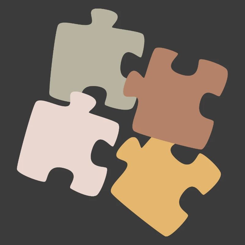 Variété de Patchwork de Puzzles