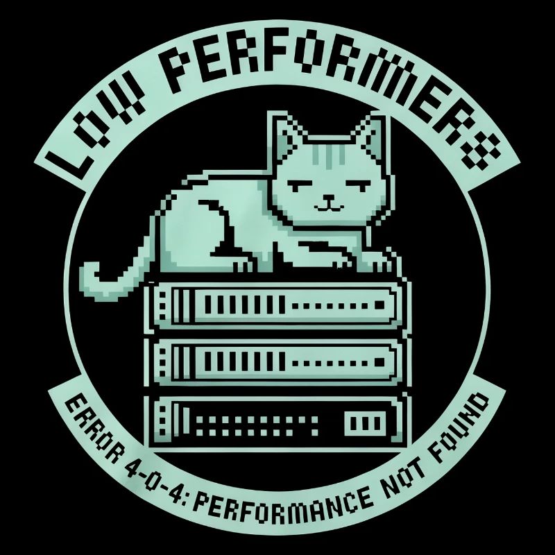 Low Performers Cat Server Pixel Art