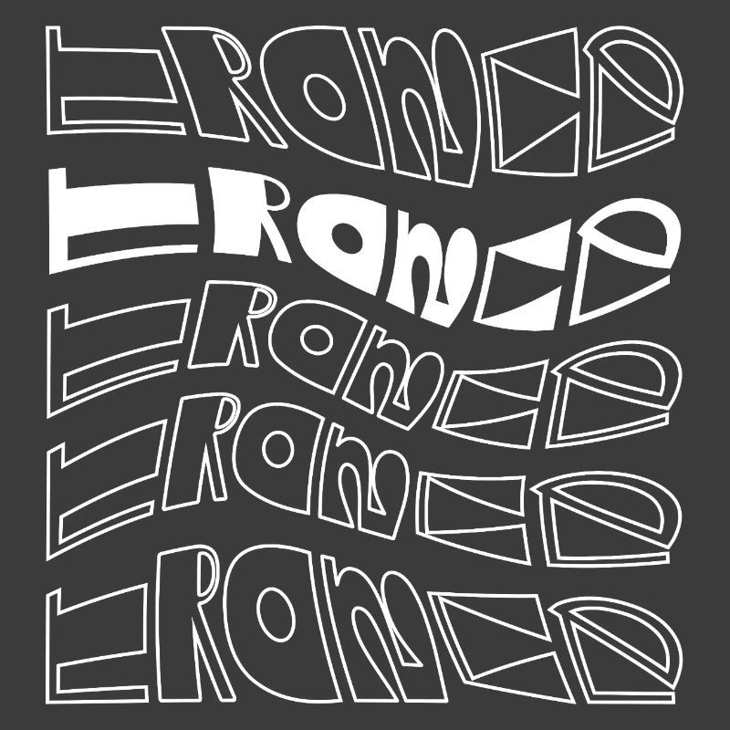 Conception de motifs typographiques en trance