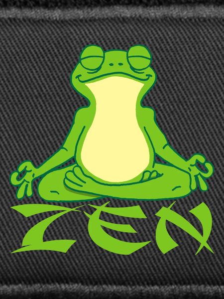 Zen Frog Doing Yoga