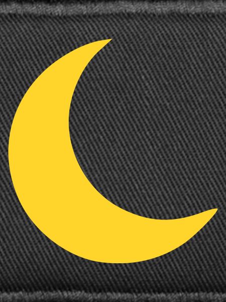 Mond Sichel Gelb