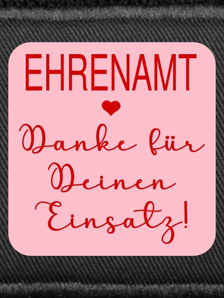 Danke Einsatz Ehrenamt