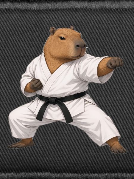 Capybara macht Karate 