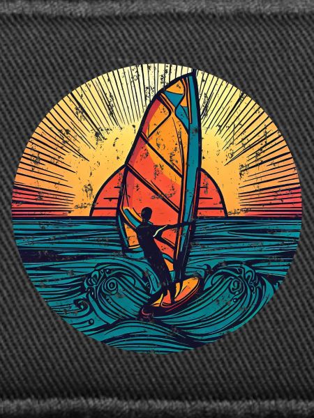 windsurfer surfer sunset