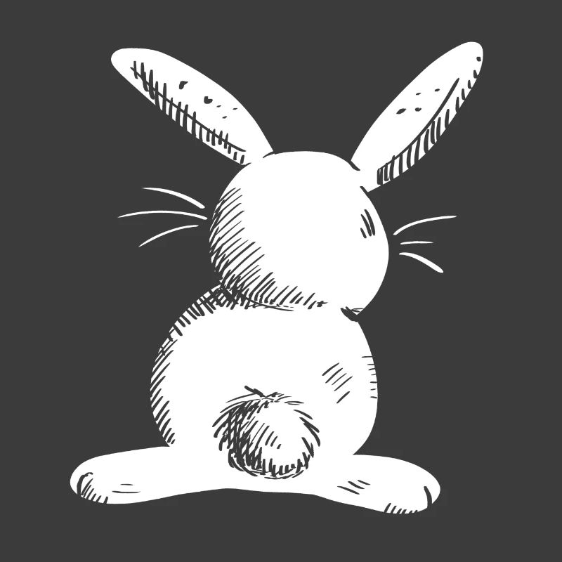 White long eared hare comic