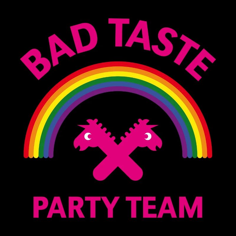 Bad Taste Party Team (Einhorn / Regenbogen)
