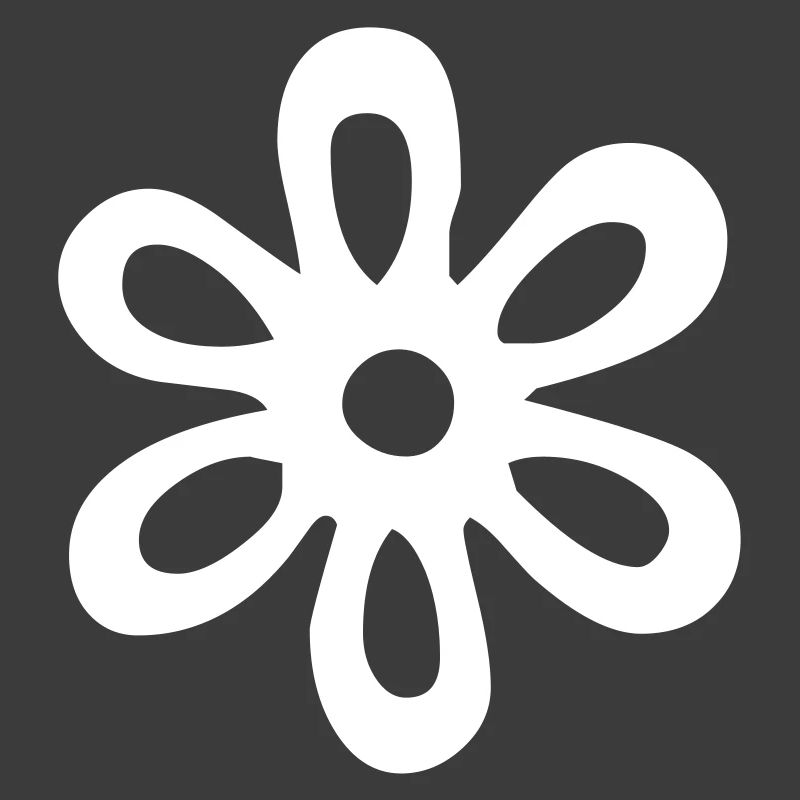 Ornament oder weisse Blume (Vectorgraphic)