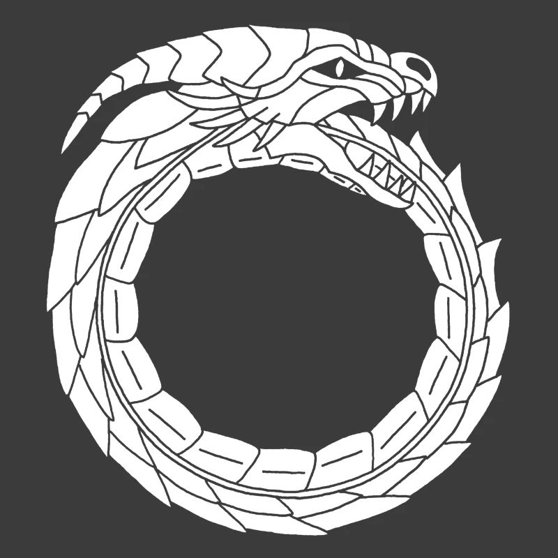 Dragon blanc dévoreur