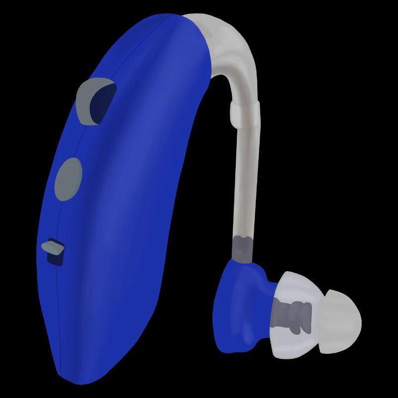 A Blue Hearing Aid