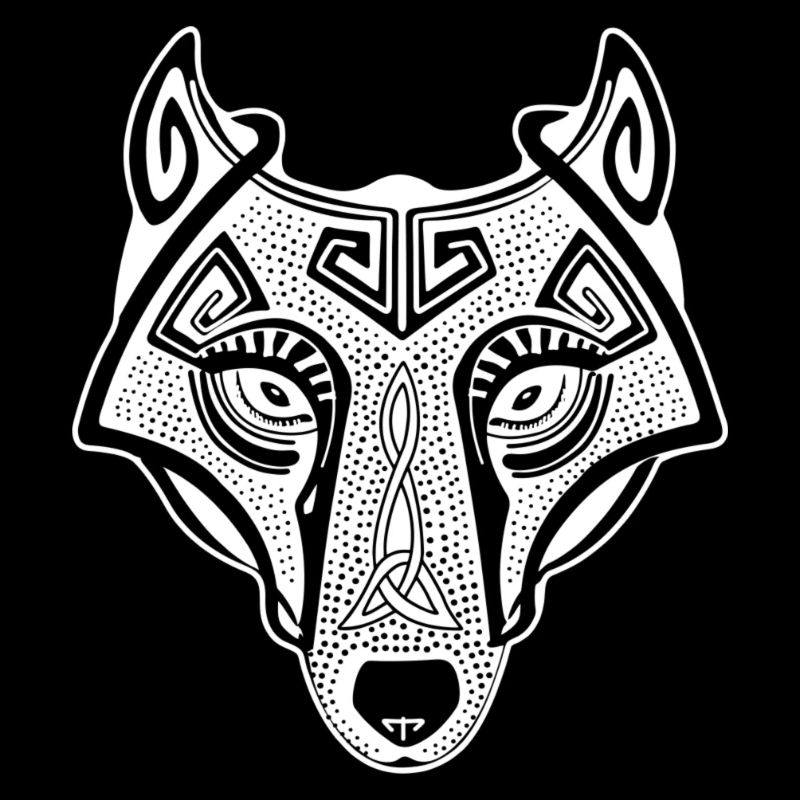 Wikingerwolf Fenrir valhalla weiß