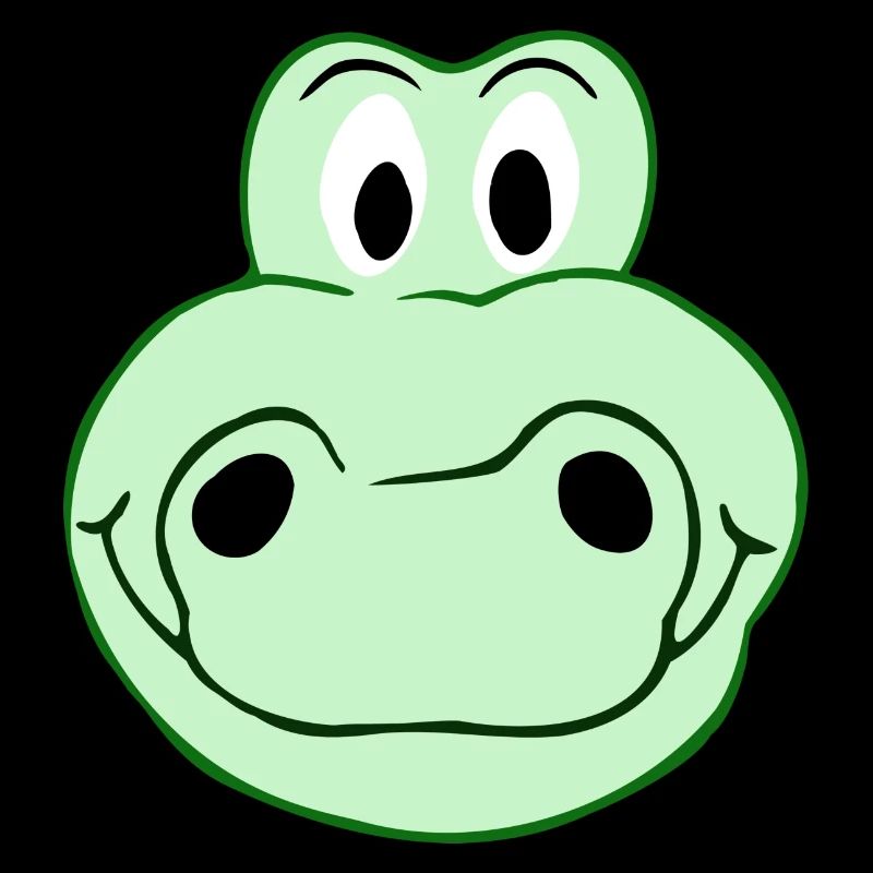 Funny crocodile - Creative illustration