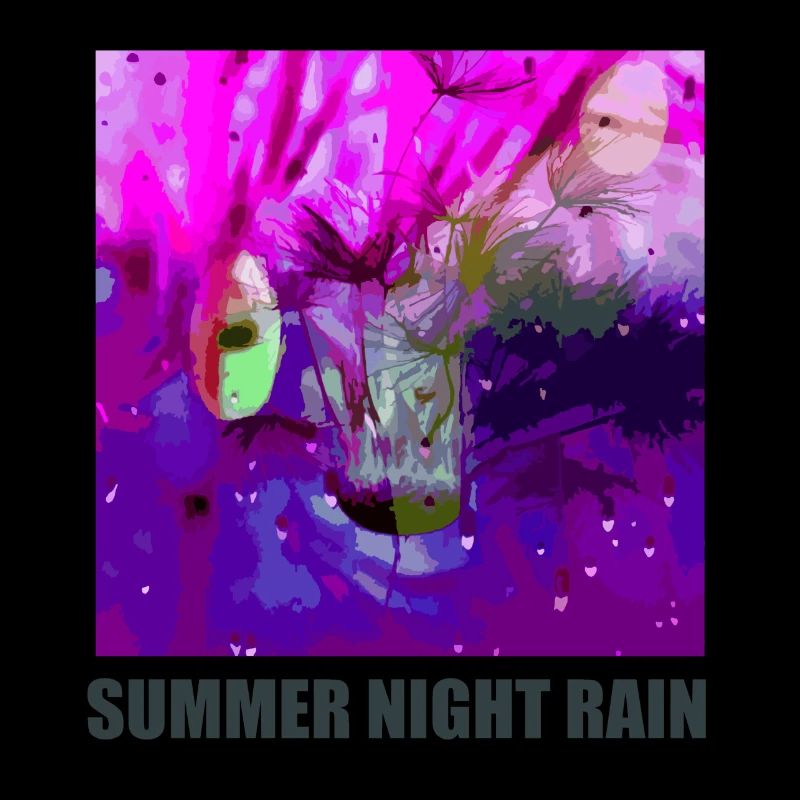 Summer NightRain Abstract
