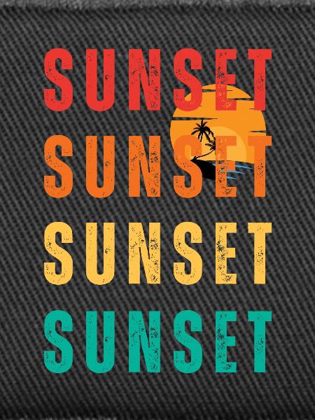 Sunset Palm Gradient Repeats