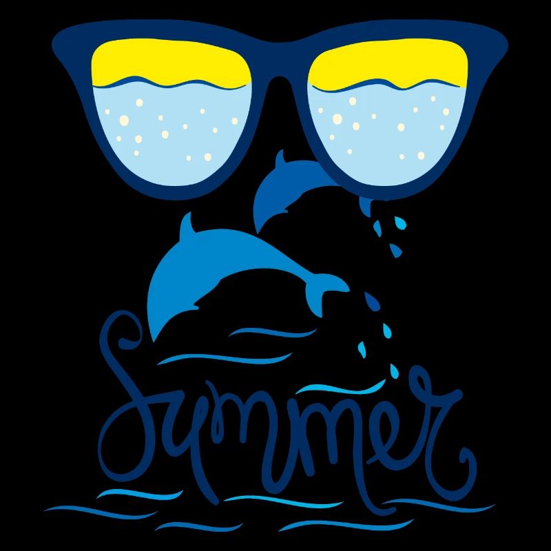 Dolphins, Ocean, Summer