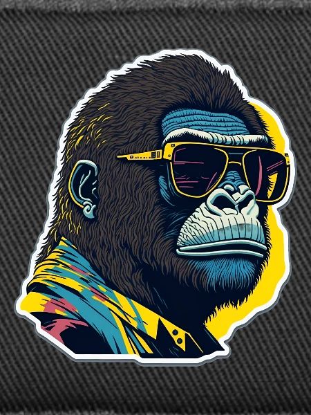 Gorilla mit Sonnebrille