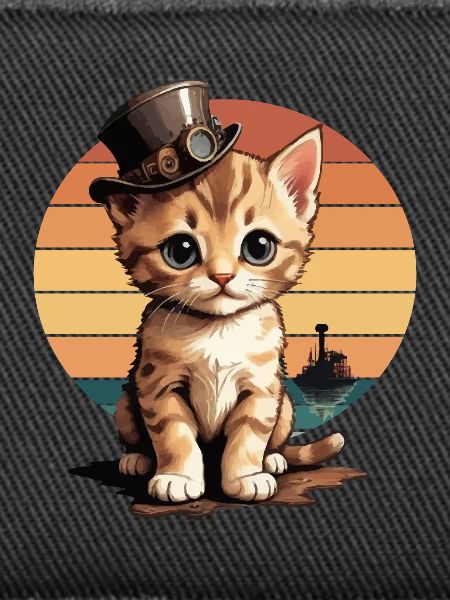 Chat steampunk
