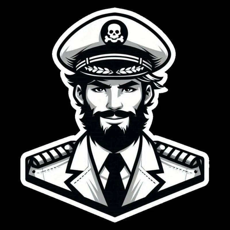Autocollant Capitaine