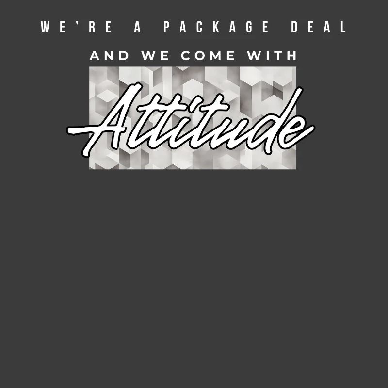 Attitude Geometric Logo Tee