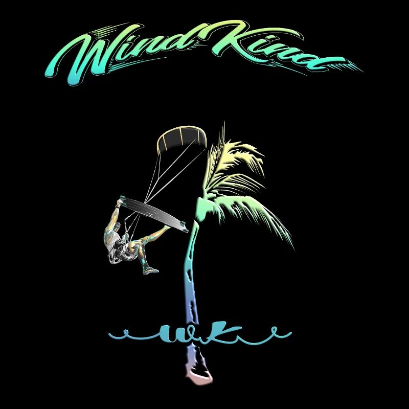 Kitesurfer Palm