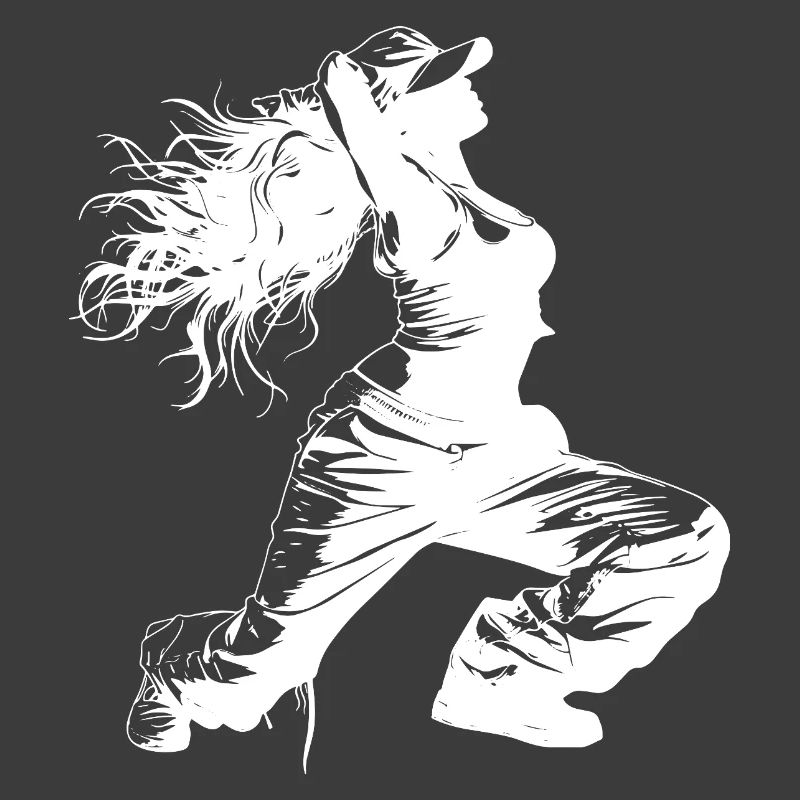 Dessin de breakdancer