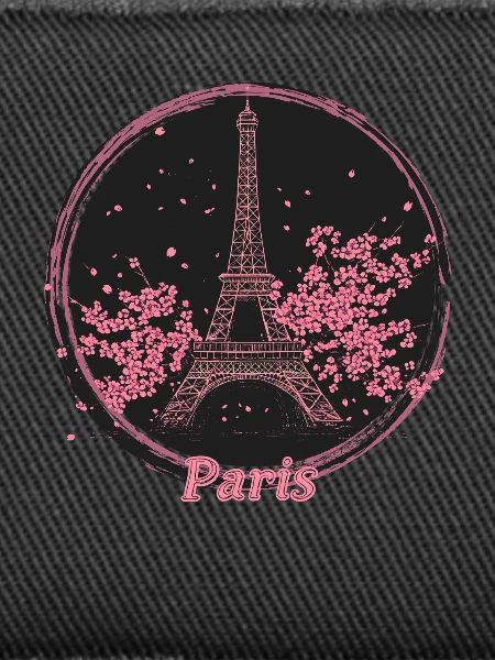 Paris Pink Blossom Emblem