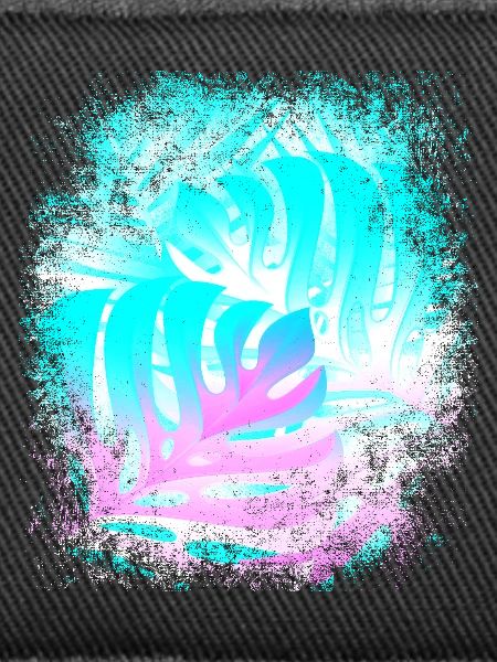 Feuilles Bleu Rose
