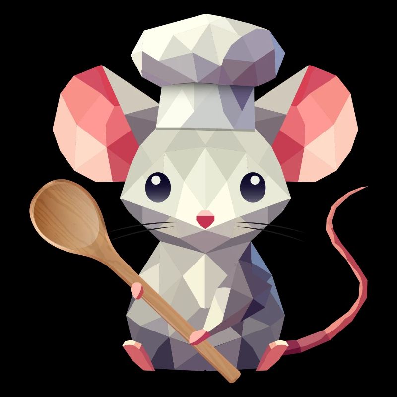 Charme culinaire dans le style polygonal