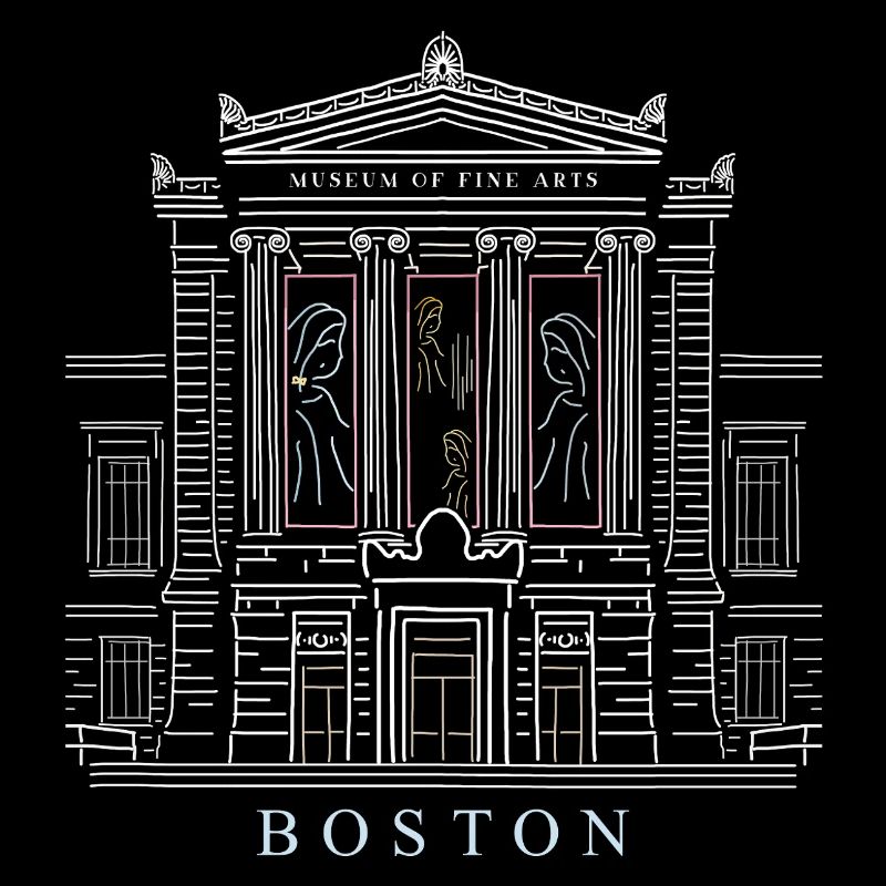Boston, Musée d’art du dessin à la main, États-Unis