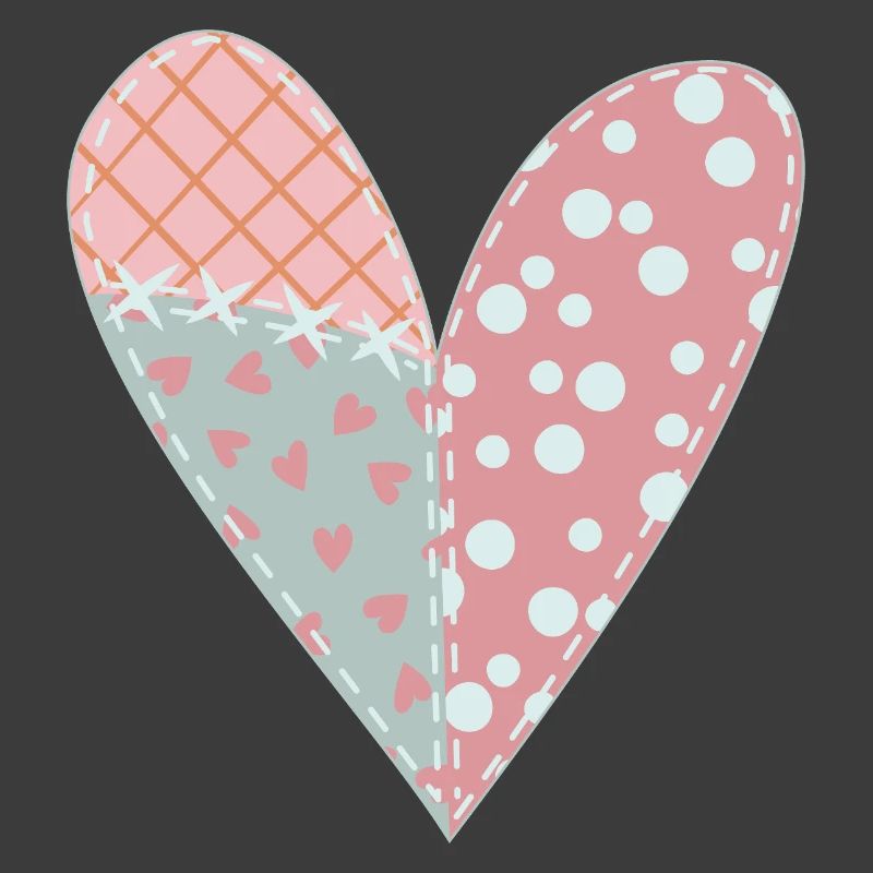 Patchwork Herz Nr. 6