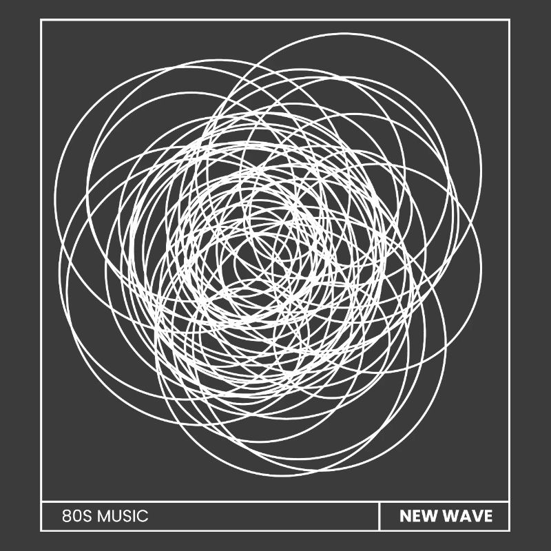 New Wave-Plakatdesign