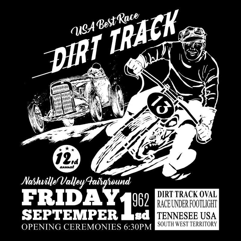 Tenessee Dirt Track Blanc
