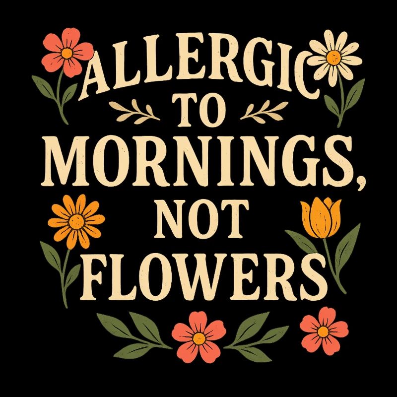 Citation florale allergique au matin