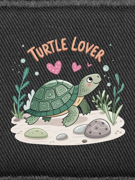 Turtle in Love Illustration