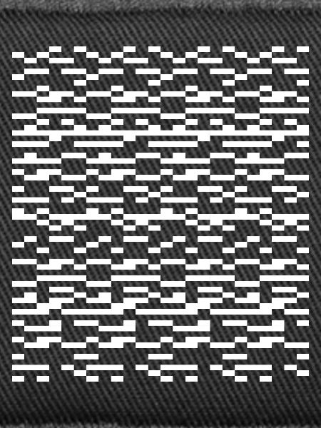 Glitch Grid Monochrome Pattern