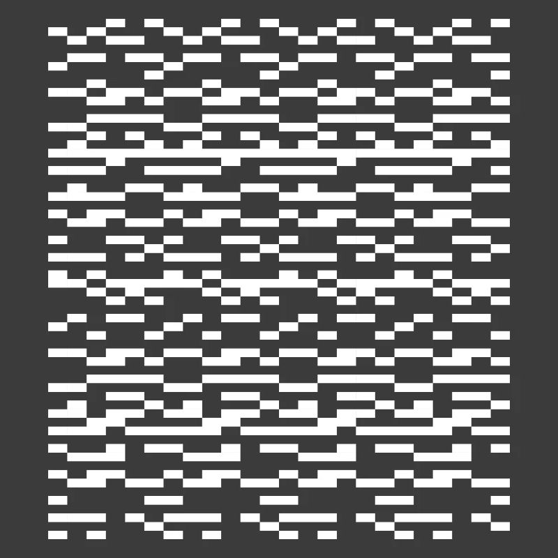 Glitch Grid Monochrome Pattern