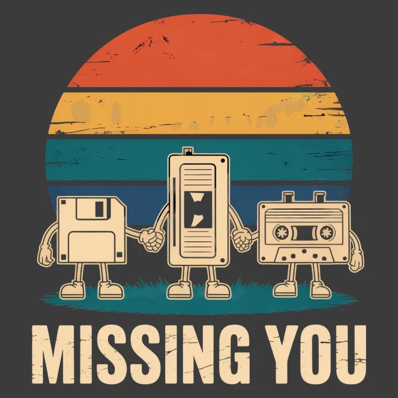 Cassette VHS Floppy Disc Floppy Disk Retro