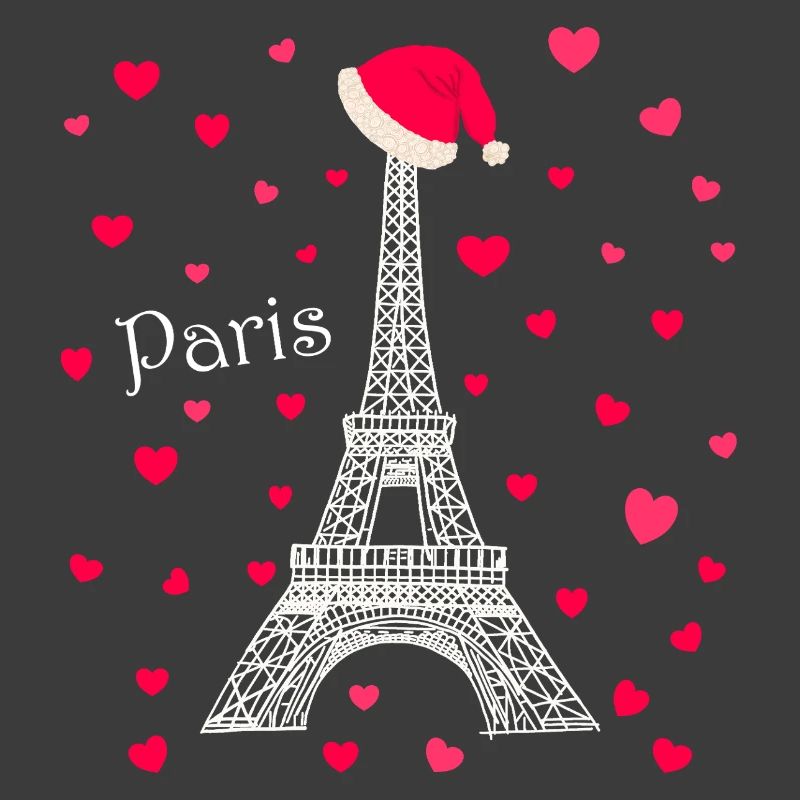 Paris Love Spark Eiffel Tower Christmas