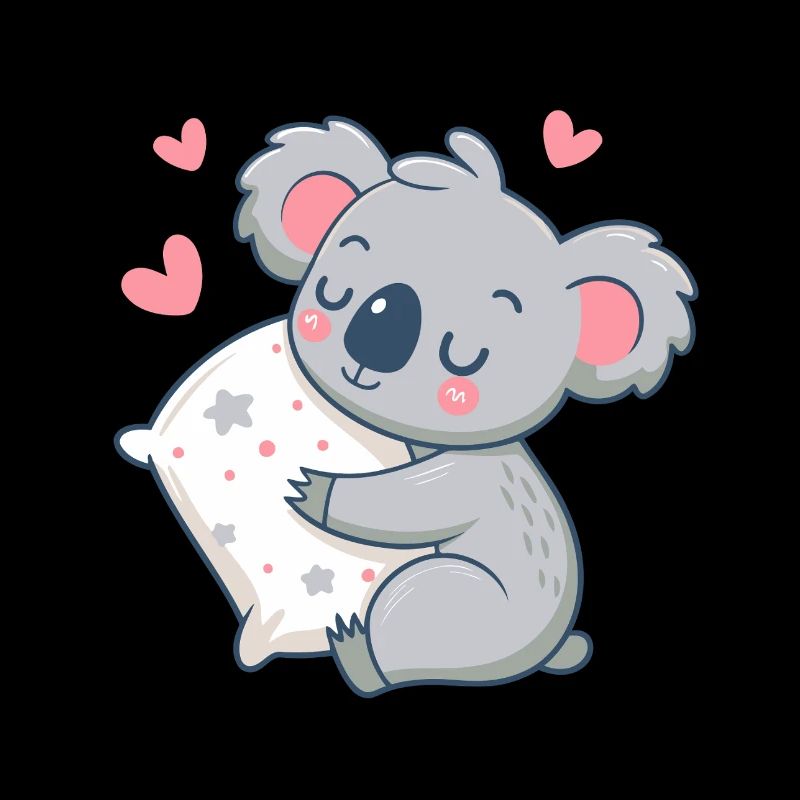 Cuddly Koala and Starry Pillow