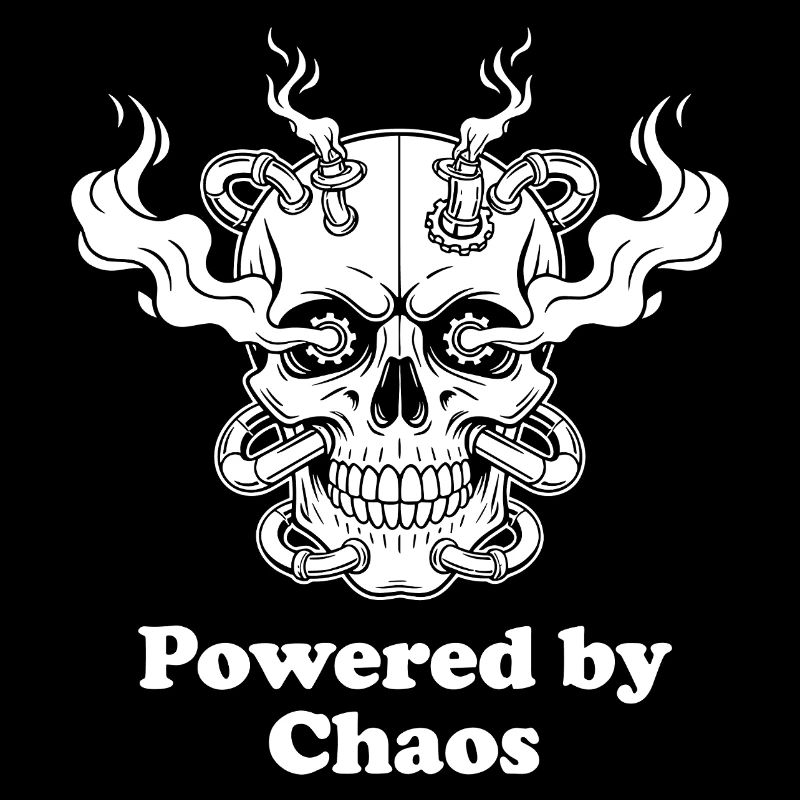 Chaos Flames Skull Pattern