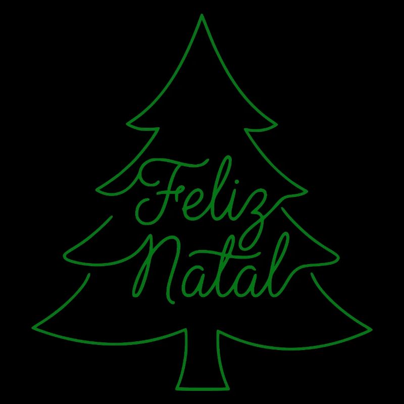 Feliz Natal Tannenbaum Weihnachtsdesign