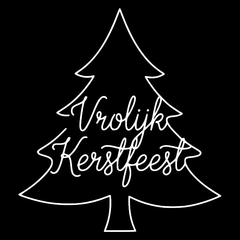 Vrolijk Kerstfeest Christmas Tree Holland